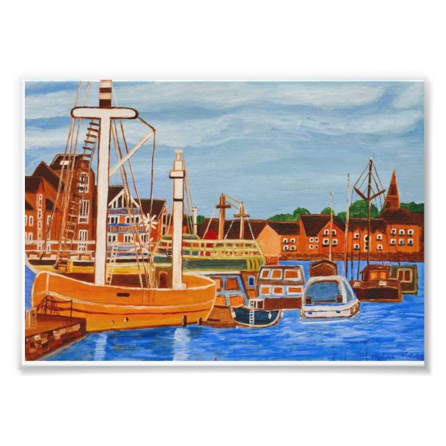 Exeter Ship Canal Fototryck (Framsidan)