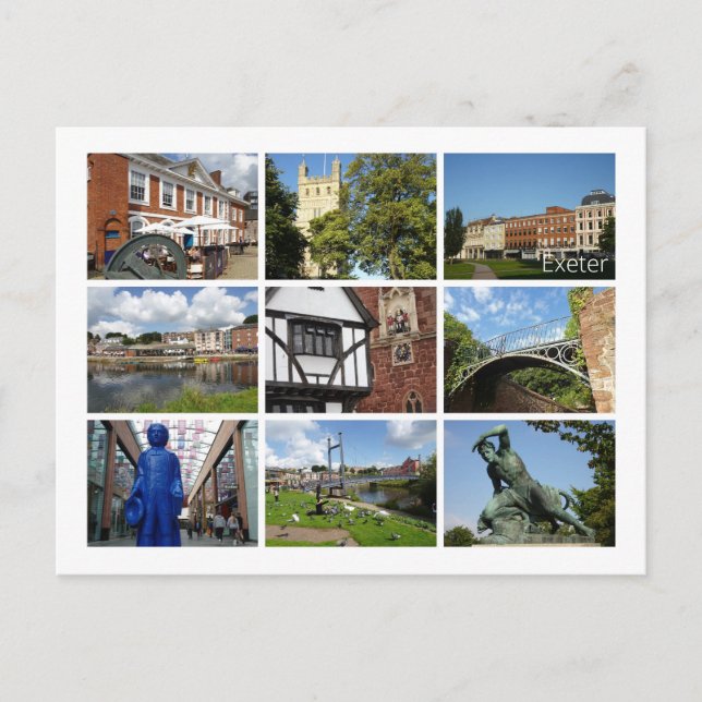 Exeter Vykort (Framsida)