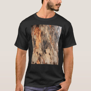 Exfolierande flagor av eucalyptus Träd Bark Photog T Shirt