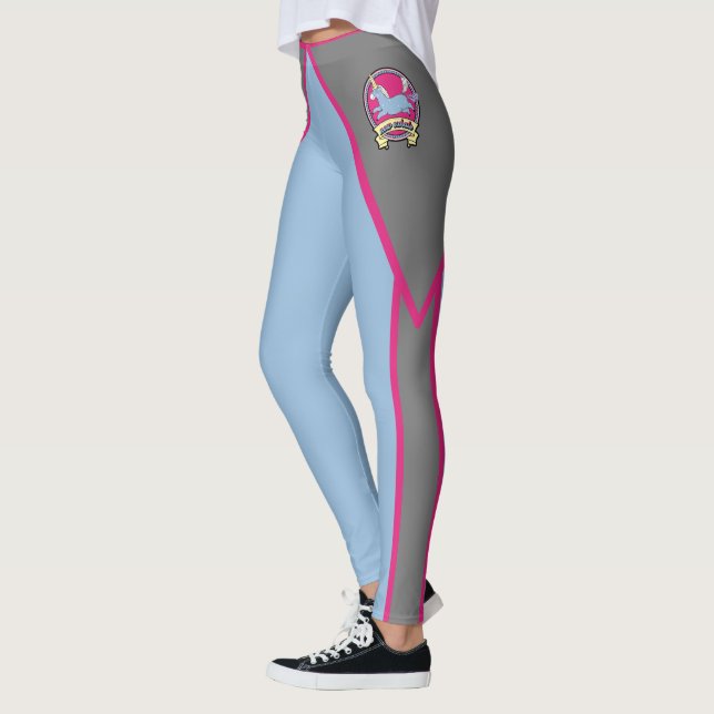 Exhale Farting Unicorn Slimming Leggings (Vänster)