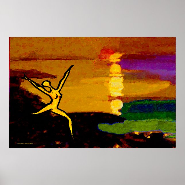 Exhale! v2-P (36 tum x 24 tum) Poster (Framsidan)