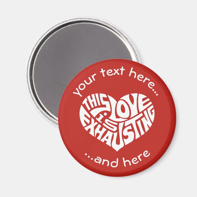 Exhausing Kärlek Magnet (Front/Back)