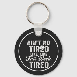 Exhausted But Happy Design Nyckelring