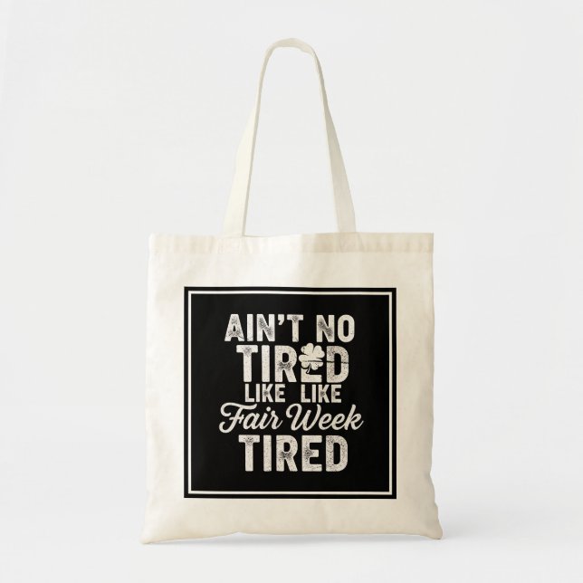 Exhausted But Happy Design  Tygkasse (Framsidan)