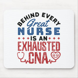 Exhausted CNA Auktoriserad Nursing Assistant Musmatta