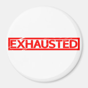 Exhauzed Frimärke Magnet