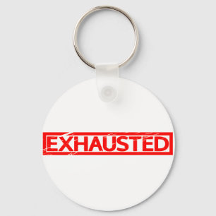 Exhauzed Frimärke Nyckelring