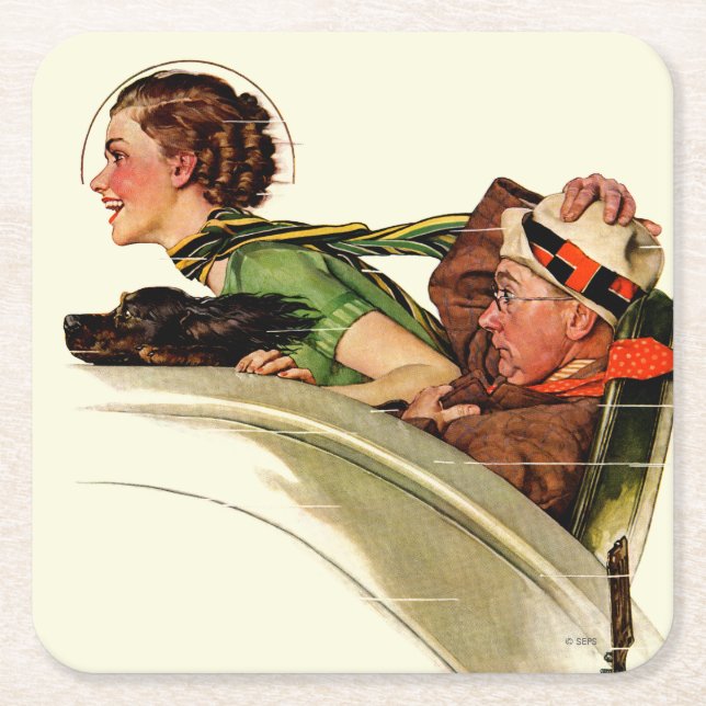 Exhilaration Underlägg Papper Kvadrat (Framsidan)