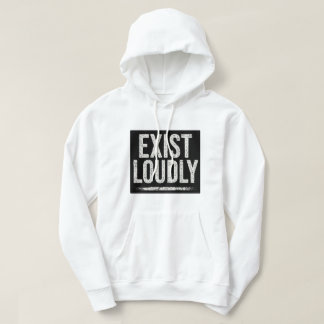 Exist Loudly Djärvt Statement Hoodie