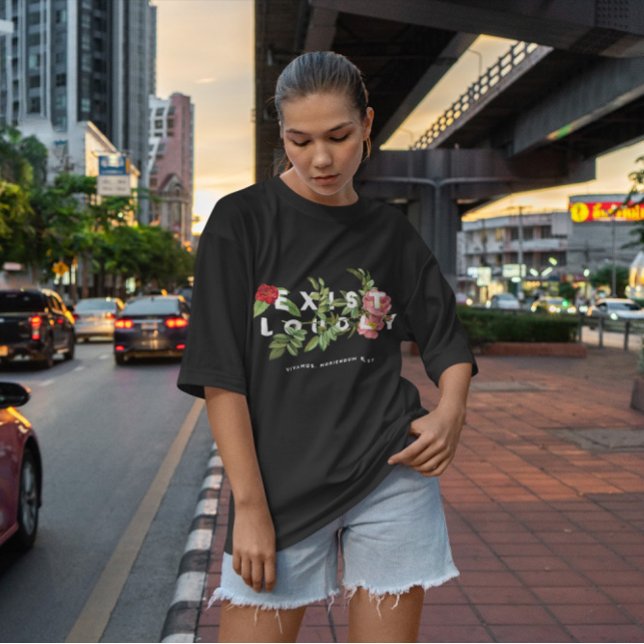 Exist Louely Flowers T Shirt (Skapare uppladdad)