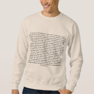 Existensen för bas allra sweatshirt