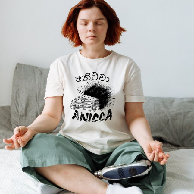 Existential Grunge ANICCA(අනිච්ච)Punk Impermanence T Shirt (Skapare uppladdad)