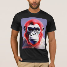 EXISTENTIAL LITE Ape Red Unisex T-Shirt