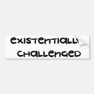Existentially utmanat bildekal