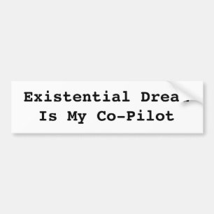 Existentiell fruktad bildekal