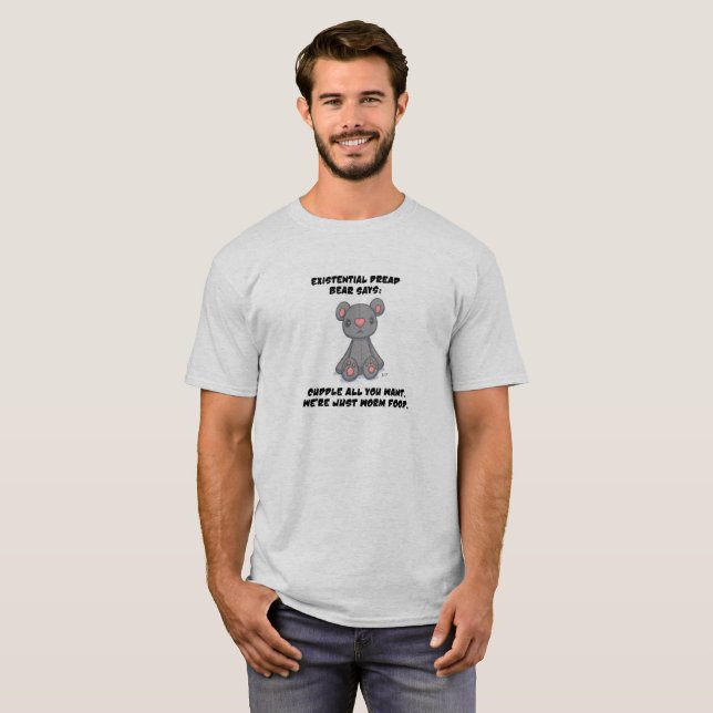 Existentiell fruktad björnT-tröja Tee (Hel framsida)