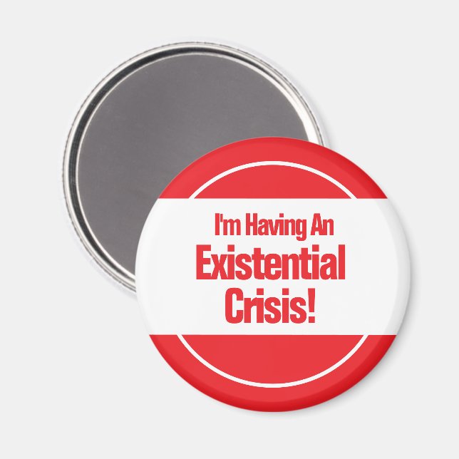 Existentiell kris magnet (Front/Back)