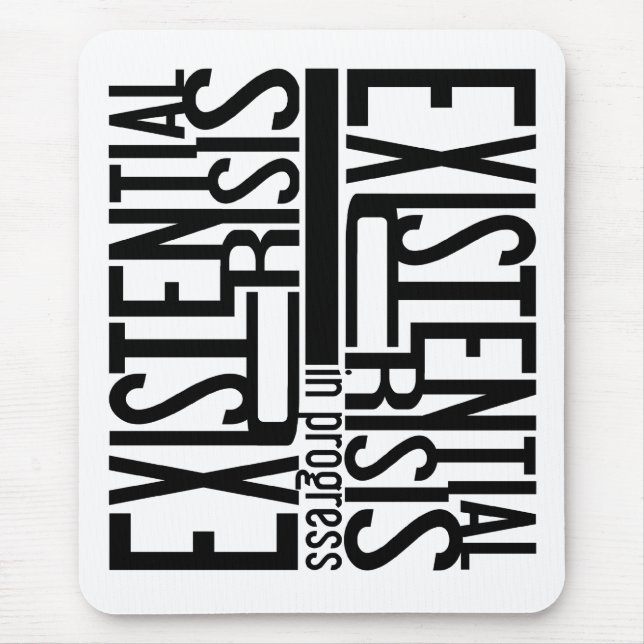 Existentiell krismousepad musmatta (Framsidan)