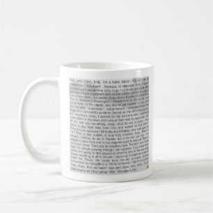 Existentiell krismugg kaffemugg