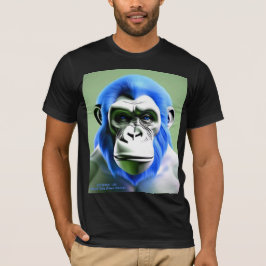 EXISTENTIELLT LITE Ape Blue Unisex T-Shirt