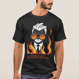 EXISTENTIELLT LITE Toon Cat T Shirt