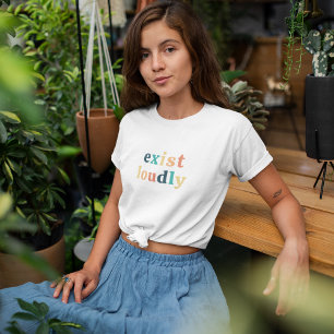 Exister högt kvinnliga makthavare Feminist T Shirt