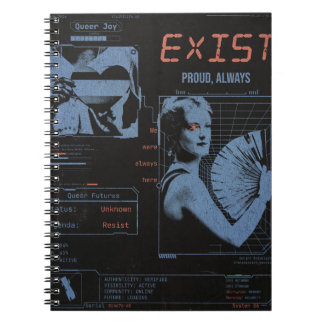 Existera Pride HBTQ+ Modern Brutalism Anteckningsbok