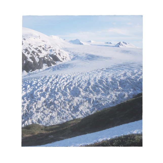 Exit Glacier i Kenai Fjords National Park, Anteckningsblock (Framsida)