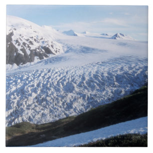 Exit Glacier i Kenai Fjords National Park, Kakelplatta