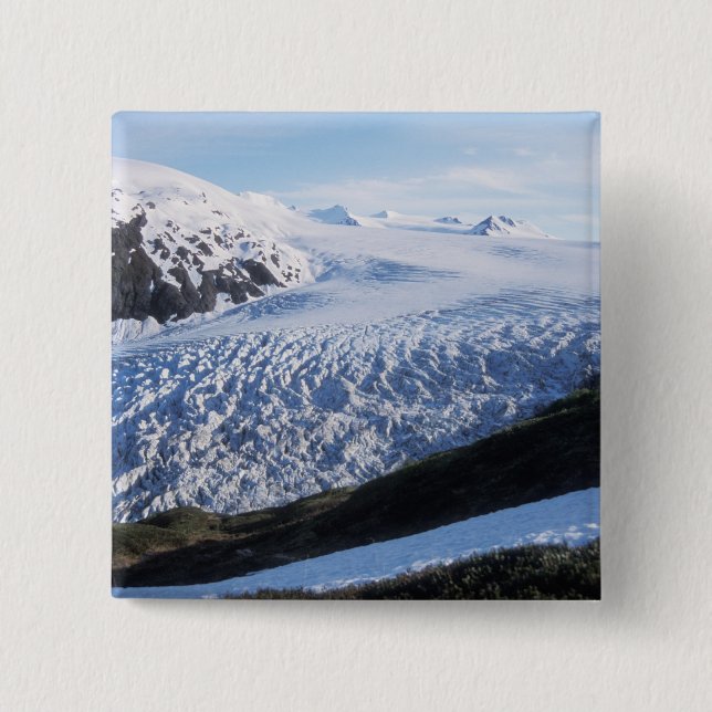 Exit Glacier i Kenai Fjords National Park, Knapp (Framsida)