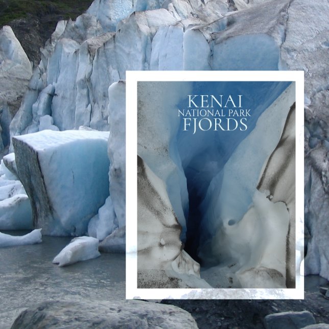 Exit Glacier Moulin, Kenai Fjords nationalpark Vykort (Skapare uppladdad)