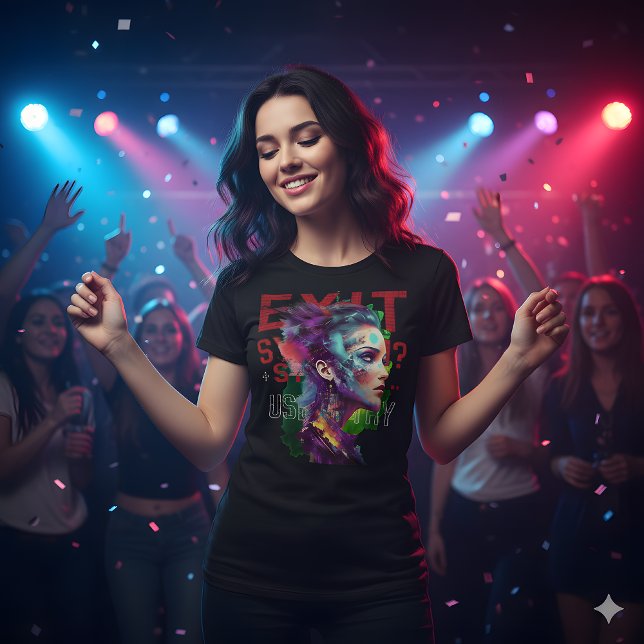 Exit System T-Shirt – Use Art, Not Escape (Skapare uppladdad)