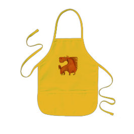 Exited Horse Barnförkläde