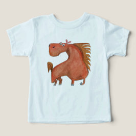Exited Horse T Shirt
