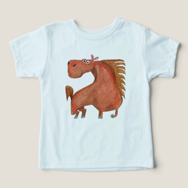 Exited Horse T Shirt (Design Framsida)