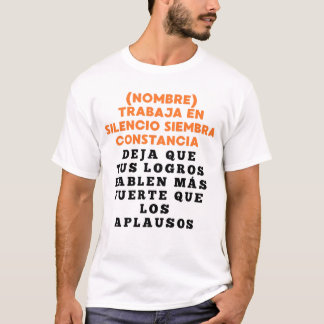 EXITO REGALO PERSONALIZADO PARA (NOMBRE) T SHIRT