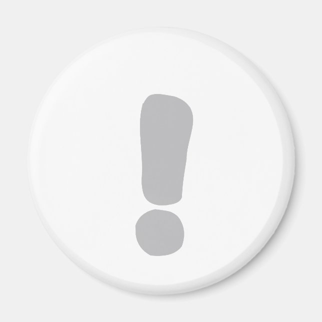 Exklamationsmärke! Magnet (Framsidan)