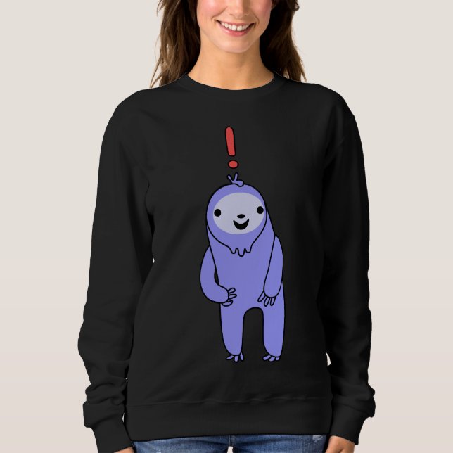 Exklamationspunkt - lutning t shirt (Framsida)