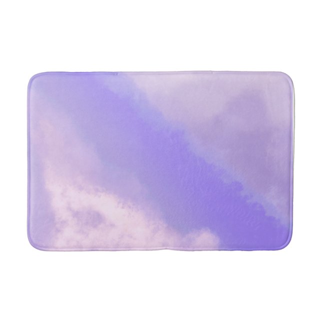 Exkluderad moln - Lila/Lilac Bath Mat Badrumsmatta (Framsidan)