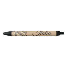 Exklusiv Antique Italien Karta Design