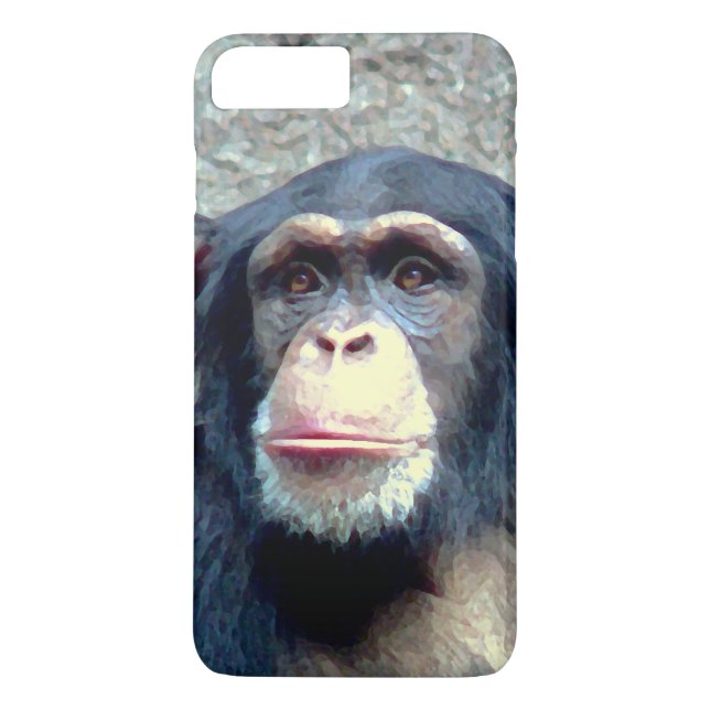 Exklusiv Chimpanzee Artwork Case-Mate iPhone Skal (Baksida)