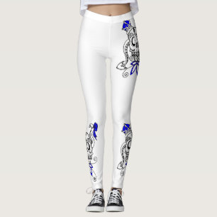 Exklusiv design för damasker. Sculls med Leggings