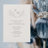 Exklusiv Elegant Krämfärgad Script Bröllop