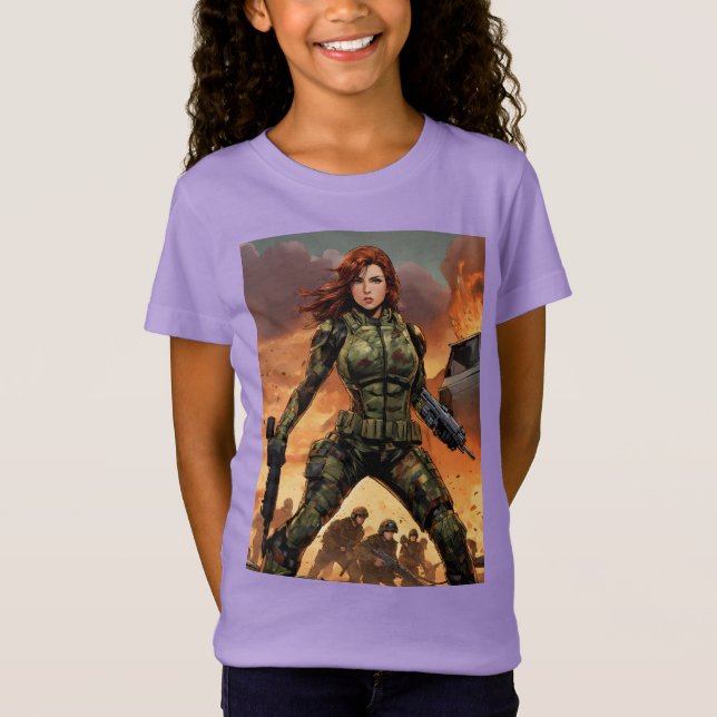 Exklusiv G.I. Joe Scarlett T. Shirt T Shirt (Framsida)