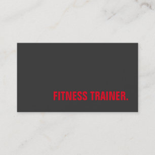 Exklusiv Grått Red Unique Speciellare Fitness Trai Visitkort
