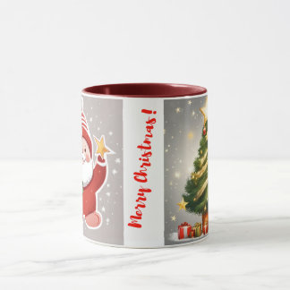 Exklusiv jul Mugg: Red Santa, Sparkling Star Mugg