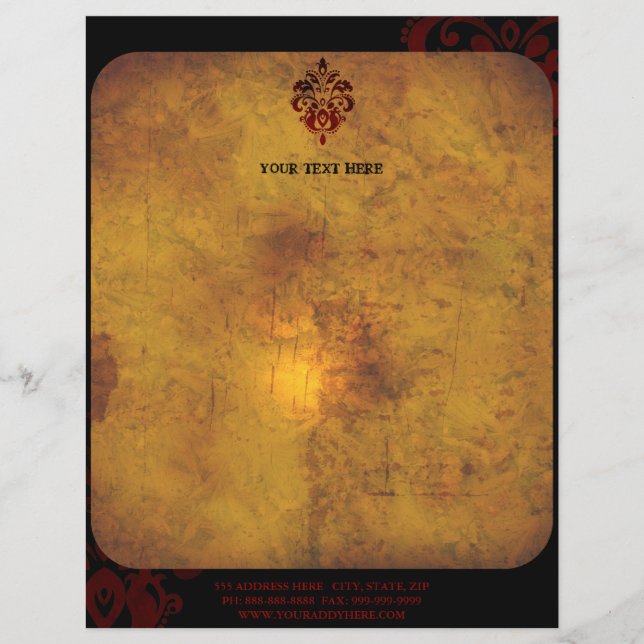 Exklusiv modern affärsbrevhuvud brevhuvud (Framsida)