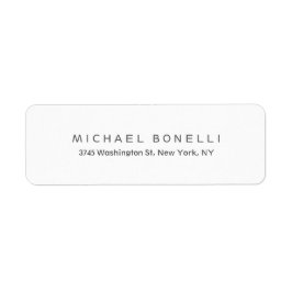 Exklusiv Personal Modern Return-adressetikett Returadress Etikett