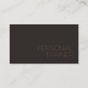 Exklusiv Personal Trainer Fitness Sport Visitkort
