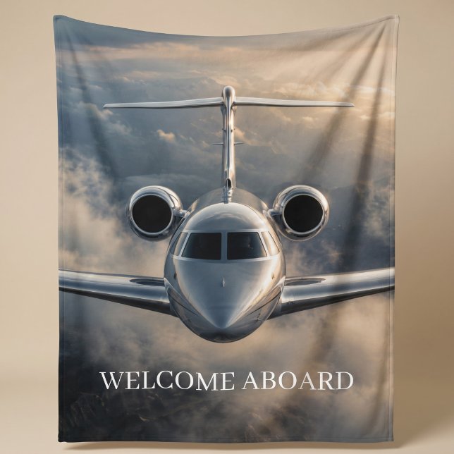 Exklusiv Privatjet Fleecefilt (Skapare uppladdad)